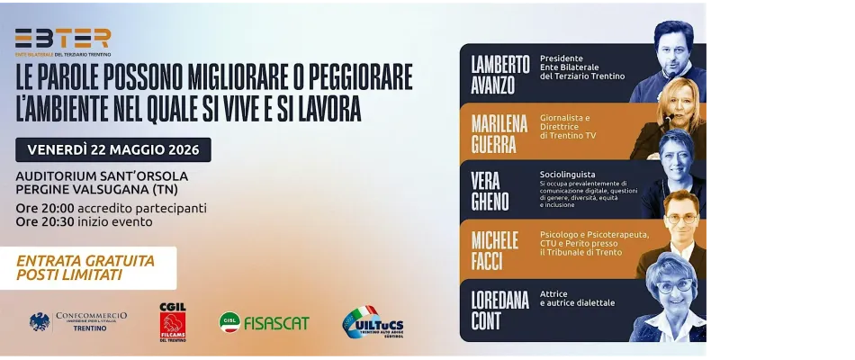 Le parole possono migliorare o peggiorare l'ambiente nel quale si vive e si lavora